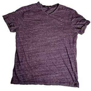 Marc Anthony Heathered Purple Short Sleeve Tee